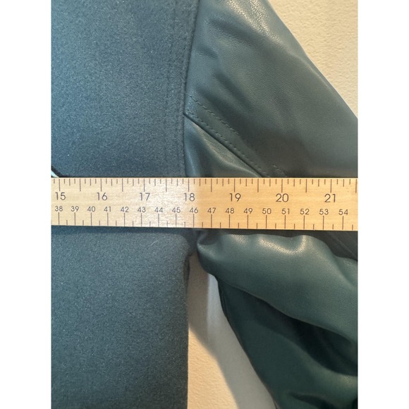 Jordan Jacket Boys Large 12-13Y Green Varsity Letterman Bomber Snap Front - Picture 3 of 9